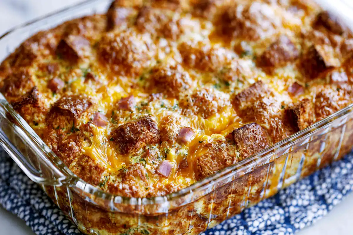 Crescent Roll Breakfast Casserole with Ham and Cream Cheese 1 Mohamed Ayad's Crescent Roll Breakfast Casserole Recipe