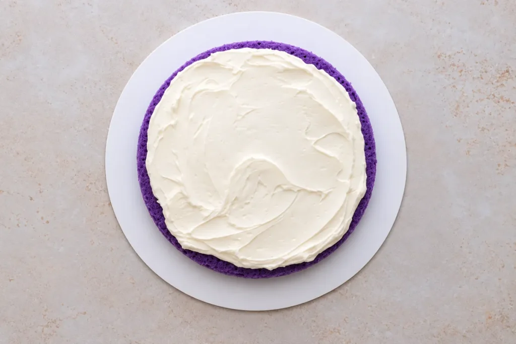 Colorful Layer Cake with Six Bright Celebration Layers 10 Fluffy vanilla buttercream for colorful layer cake