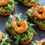 Mohamed Ayad's Garlic Shrimp Avocado Crostini Recipe