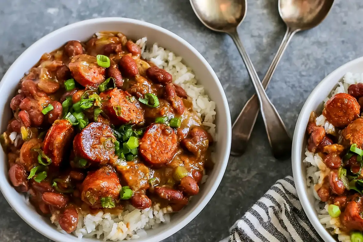 Louisiana Red Beans and Rice with Andouille Sausage 1 Mohamed Ayad's Louisiana Red Beans and Rice Recipe