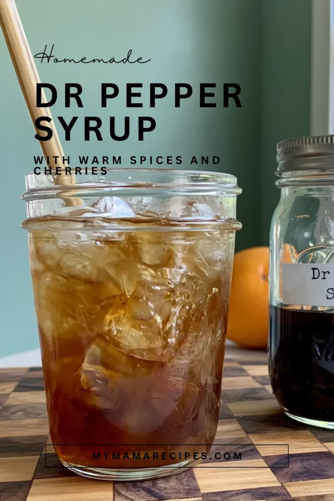 Homemade Dr Pepper Syrup with Warm Spices and Cherries 2 Homemade Dr Pepper Syrup with Warm Spices and Cherries