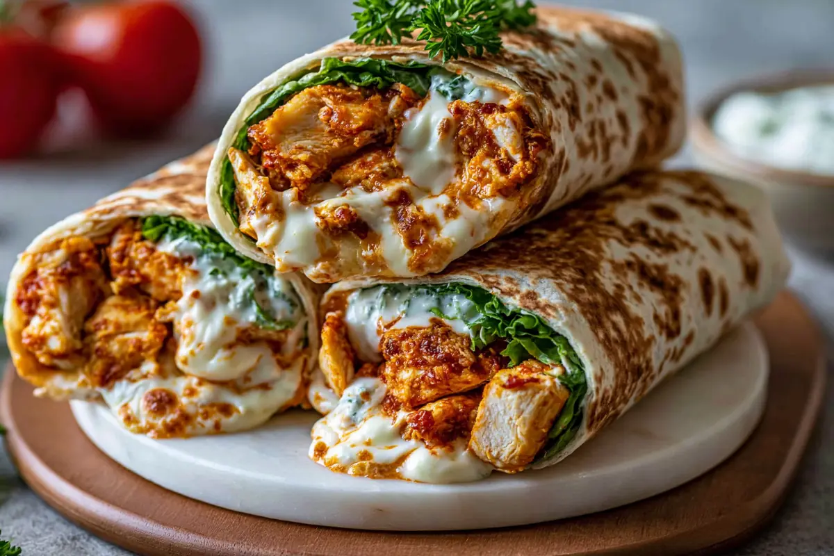 Air Fryer Chicken Mozzarella Wraps (Crispy, Easy Weeknight Dinner) 1 Mohamed Ayad's Air Fryer Chicken Mozzarella Wraps Recipe