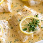 Mohamed Ayad's Baked Fish with Lemon Cream Sauce Recipe