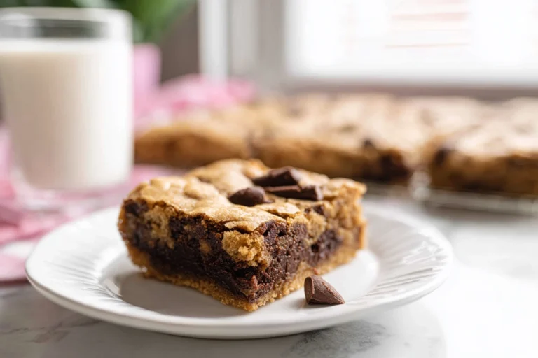brookies hero shot brownie cookie bar