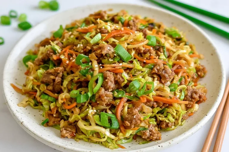Mohamed Ayad's Chicken Egg Roll Bowls Recipe