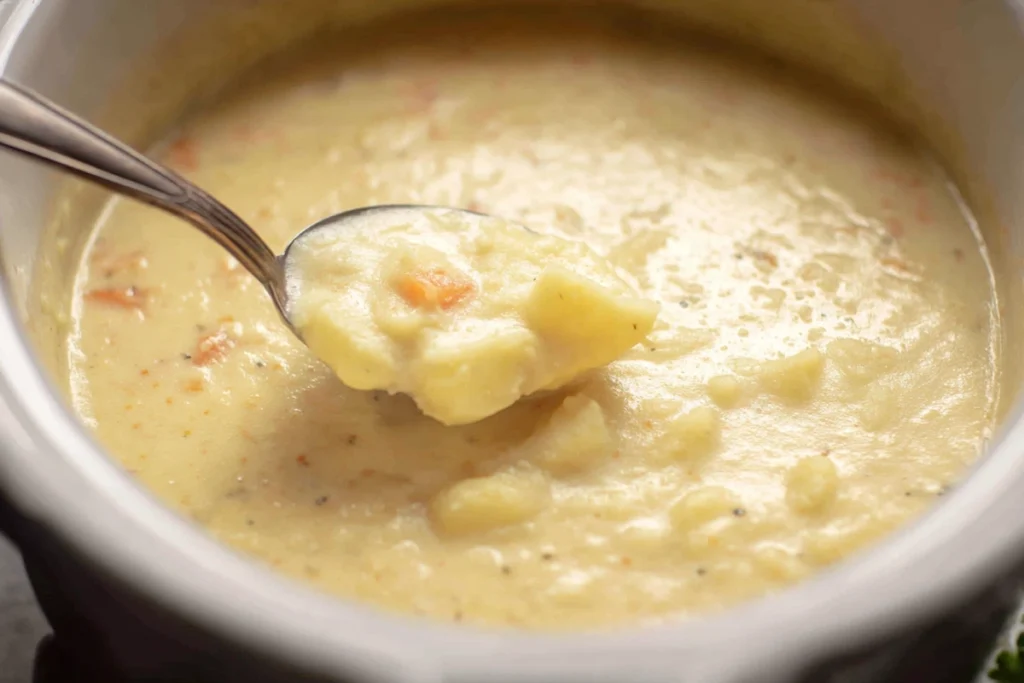 thickening-crockpot-potato-soup-by-mashing-potatoes-step-photo