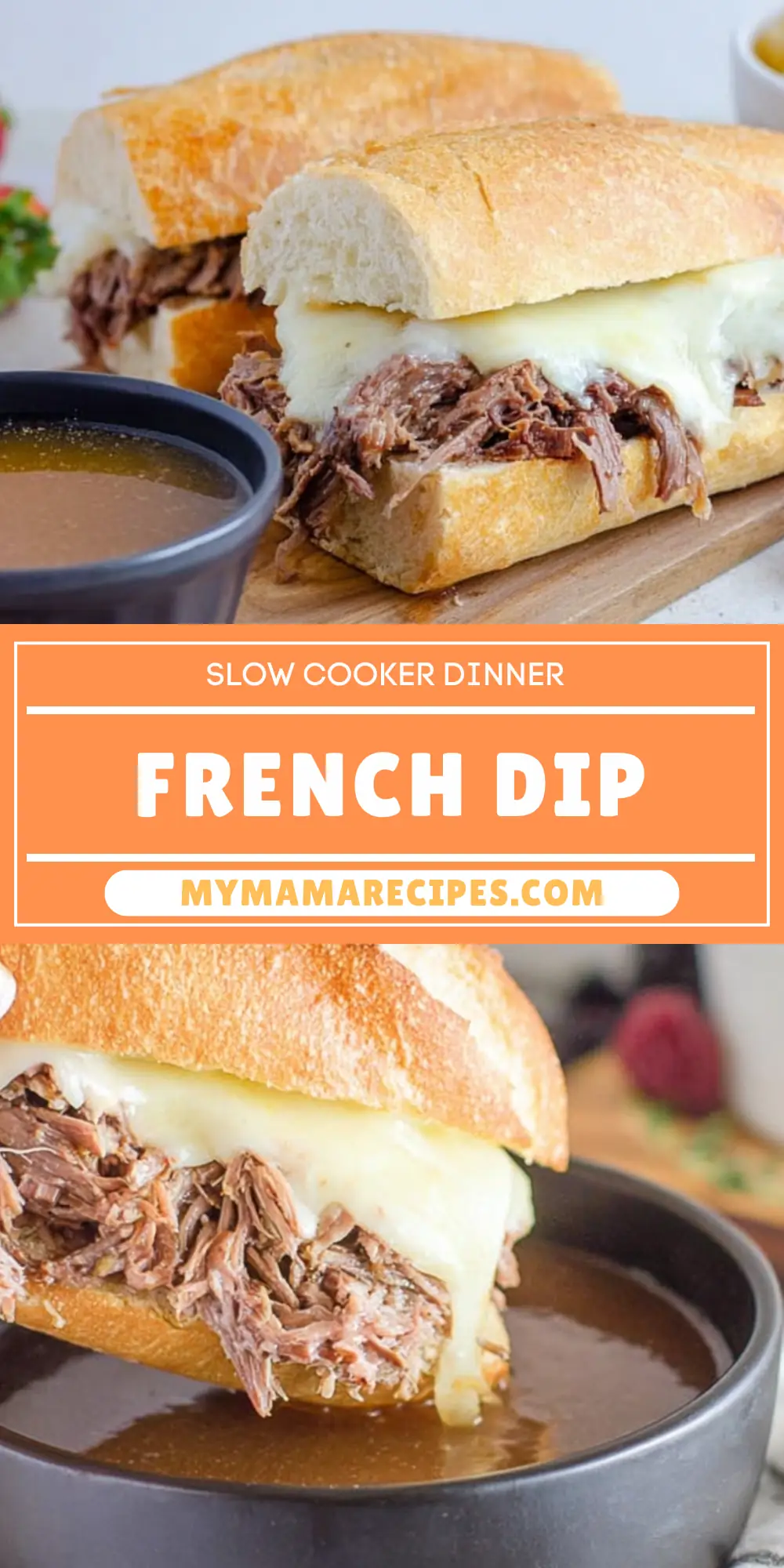 Slow Cooker French Dip Sandwiches with Warm Au Jus 8 Slow cooker french dip sandwiches recipe with warm au jus