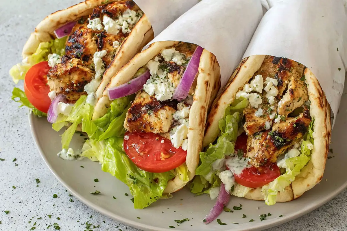 Mohamed Ayad's Greek Chicken Gyros Recipe