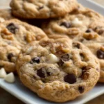 photorealistic finished marry me cookies stacked on plate in modern kitchen