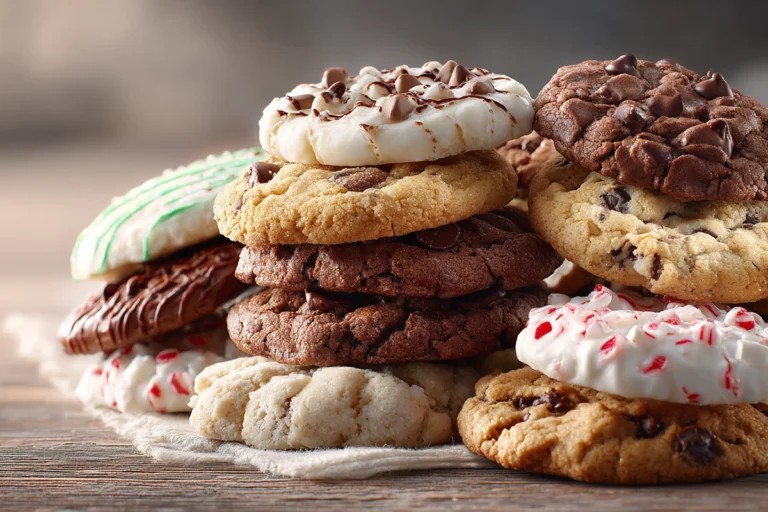 Assorted cookies displayed for National Cookie Day