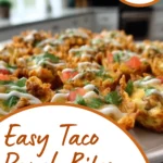 Taco Ranch Bites easy party appetizer recipe