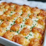 Mohamed Ayad's Chicken Alfredo Tater Tot Casserole Recipe