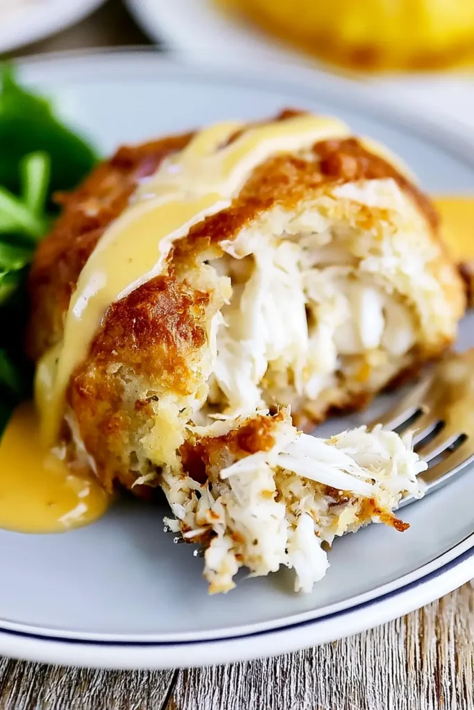 Chicken Pillows with Creamy Chicken Gravy 8 Baked Chicken Pillows opened to show shredded chicken filling and golden crescent crust