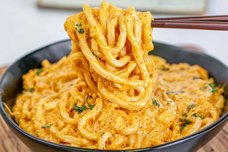 Mohamed Ayad's Creamy Gochujang Udon Noodles Recipe