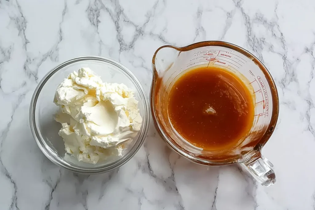 Italian meringue buttercream with peach puree for Peach Macarons