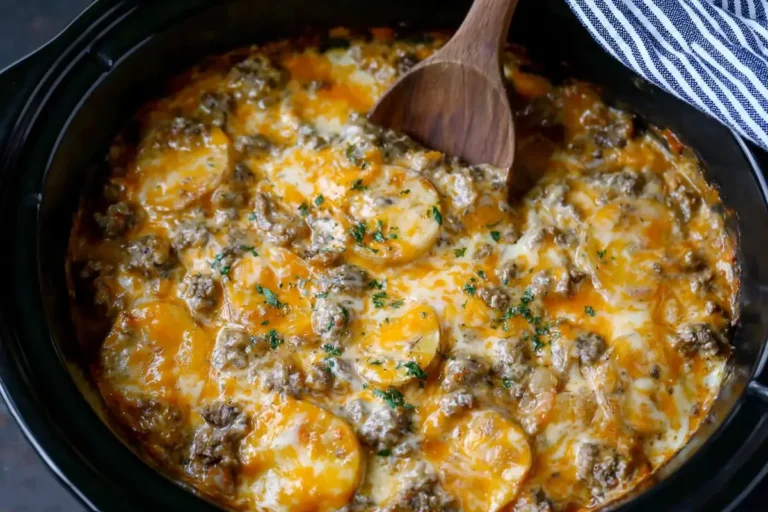 Mohamed Ayad's Slow Cooker Hamburger Casserole Recipe