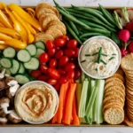 Mohamed Ayad's Veggie Tray Recipe with Fresh Vegetables and Dips