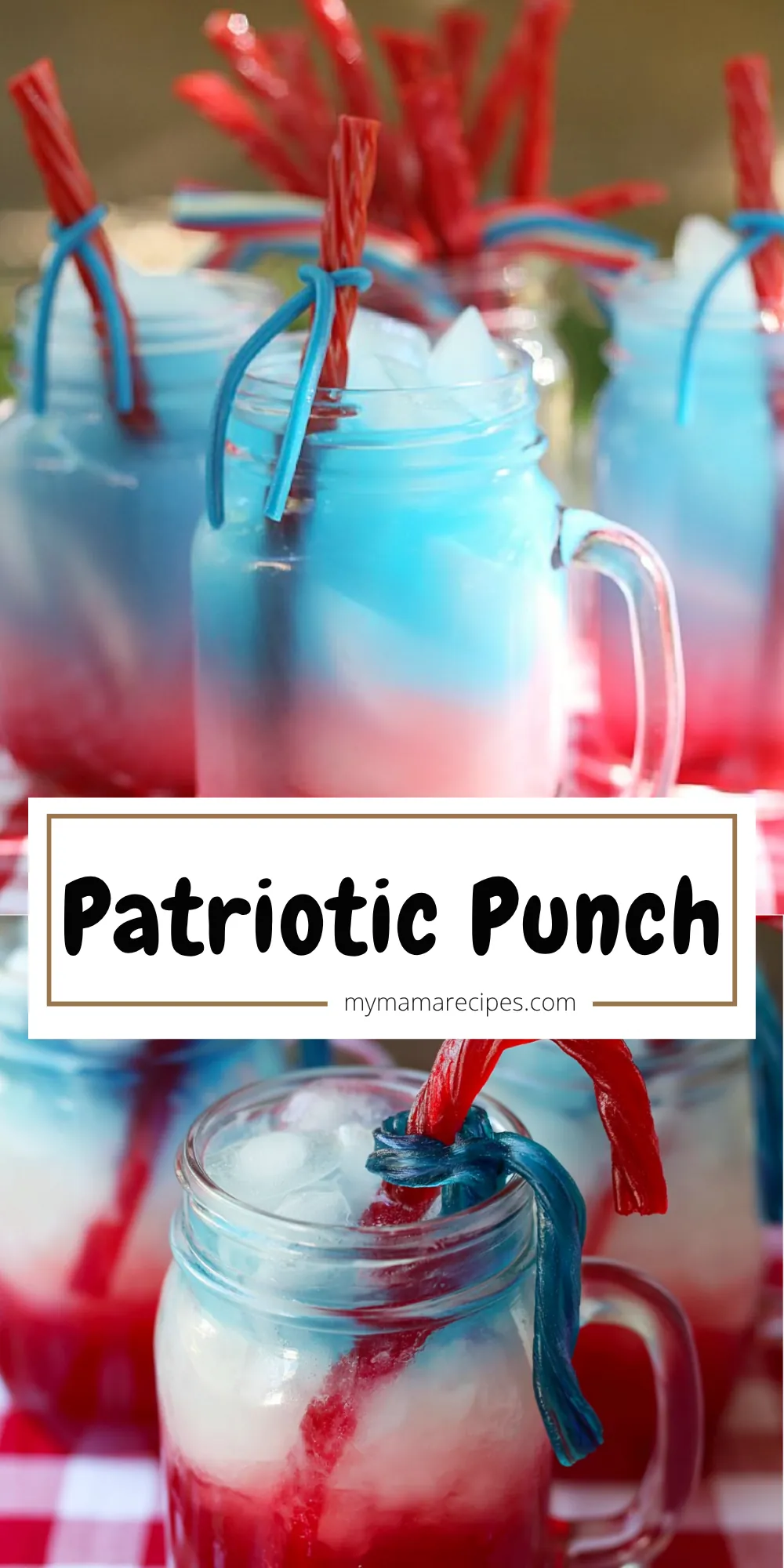 Patriotic Punch with Red, White, and Blue Layers 7 Patriotic punch recipe with red white and blue layers