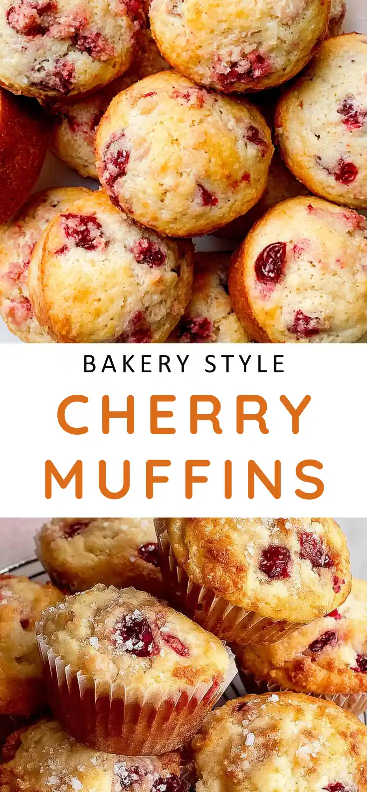 Cherry Muffins That Bake Up Soft Inside and Crisp on Top 9 Cherry Muffins recipe with soft crumb juicy cherries and golden sugar tops