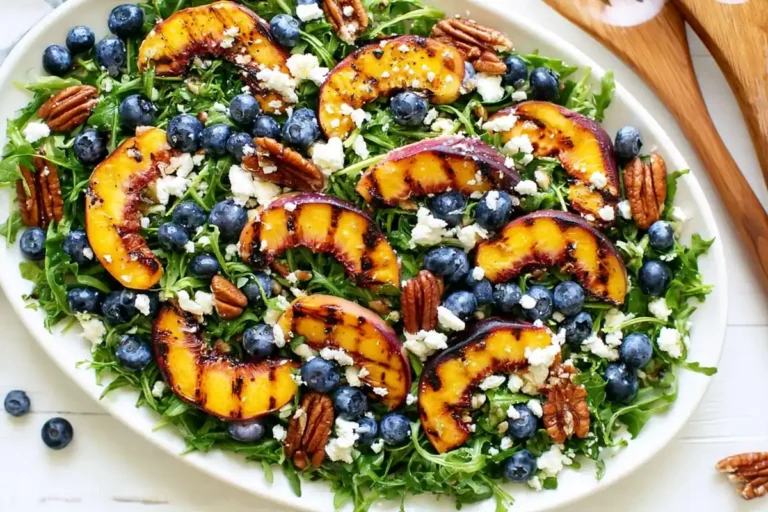 Mohamed Ayad's Grilled Peach Salad Recipe