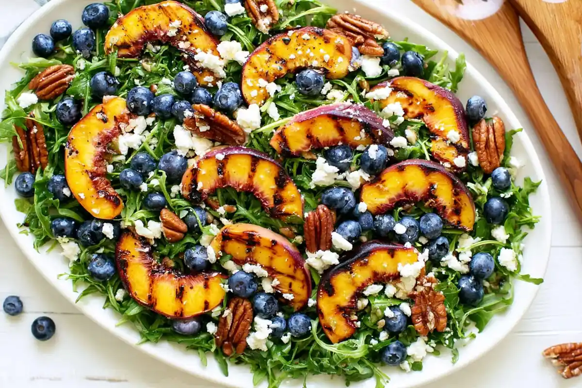 Mohamed Ayad's Grilled Peach Salad Recipe