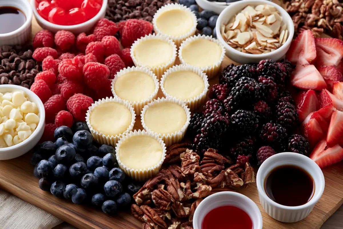 Mohamed Ayad's Mini Cheesecake Board Recipe