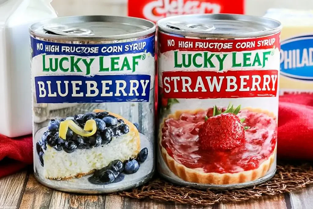 Strawberry and blueberry pie filling for mixed berry yum yum recipe