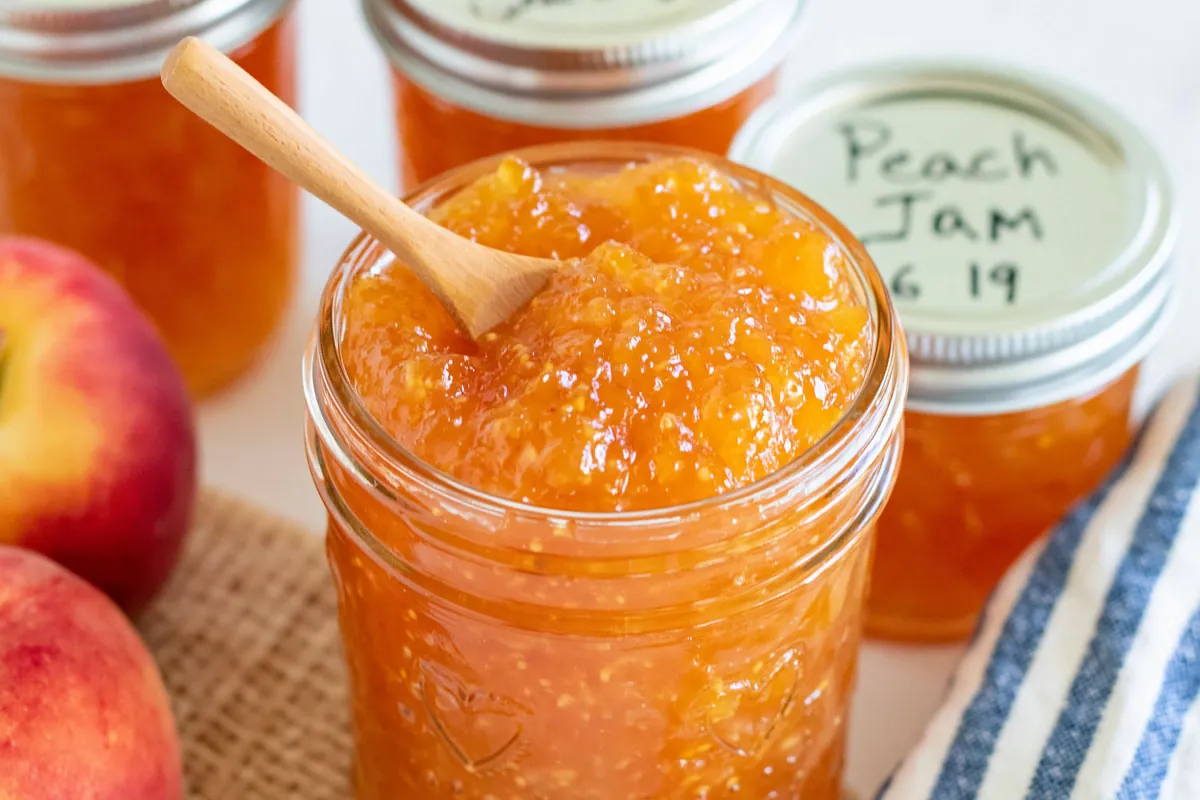 Mohamed Ayad's Peach Freezer Jam Recipe